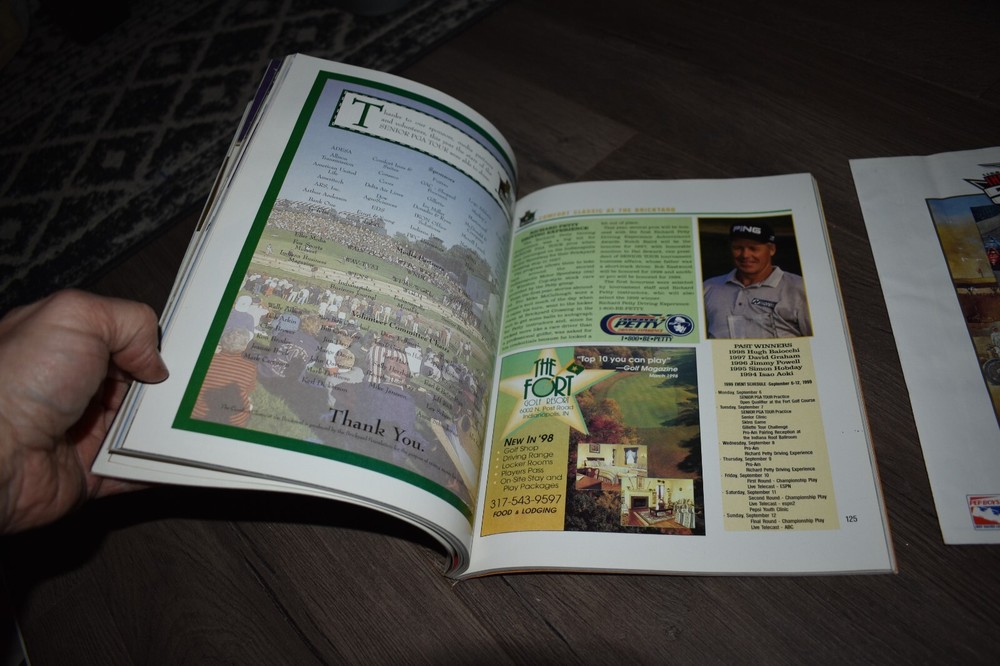 1999 Indianapolis 500 Official Program w Starting Field foldout & ticket