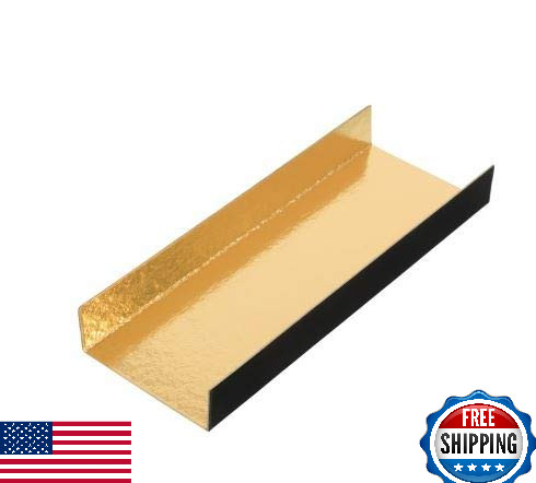 Pastry Chef's Boutique Monoportion Mini Rectangular Foldable Cardboard Cake Boar