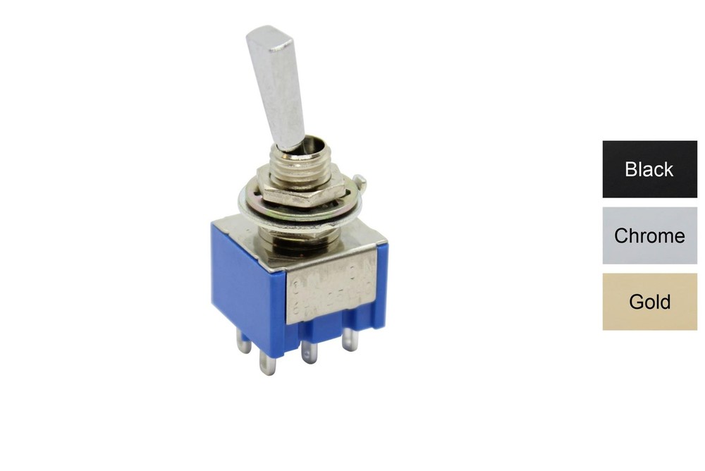 Mini Flat Paddle Toggle Switch 2-way On-On