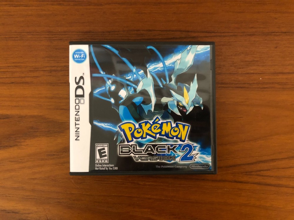 Replacement Case for Pokemon: Black Version 2 Nintendo DS