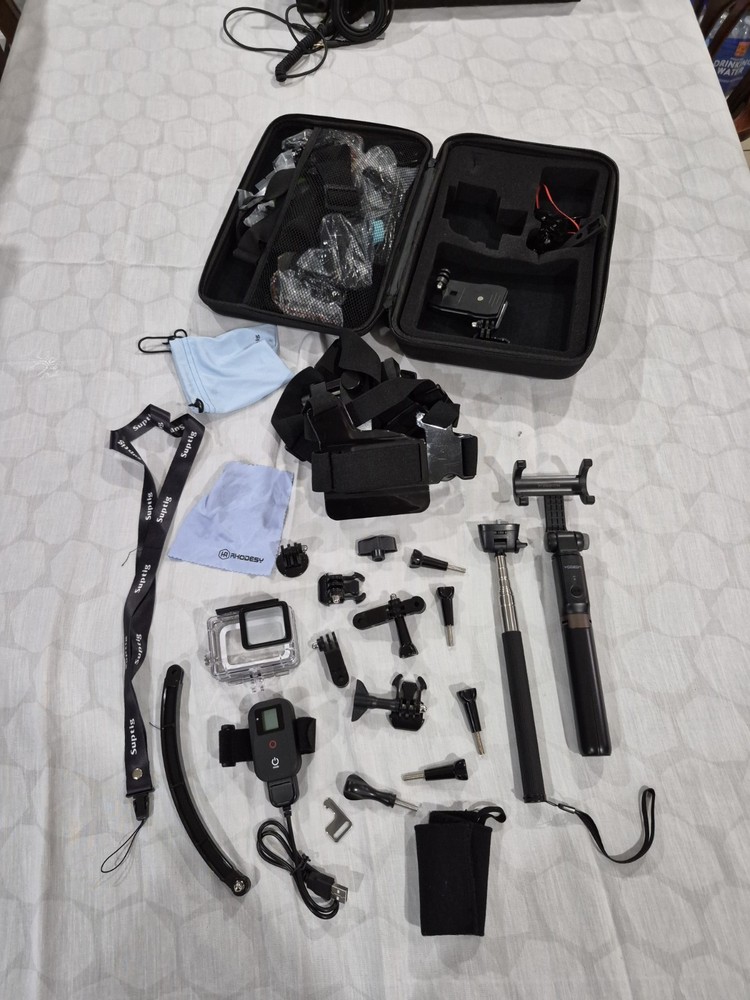 Rhodesy Yoozon Camera Accessory Bundle for GoPro Mounts Case Remote