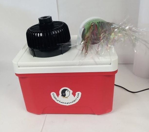 Swamp Cooler Portable Air Conditioner 9 qt GOLF CART  Super Powerful 12 Volt Fan