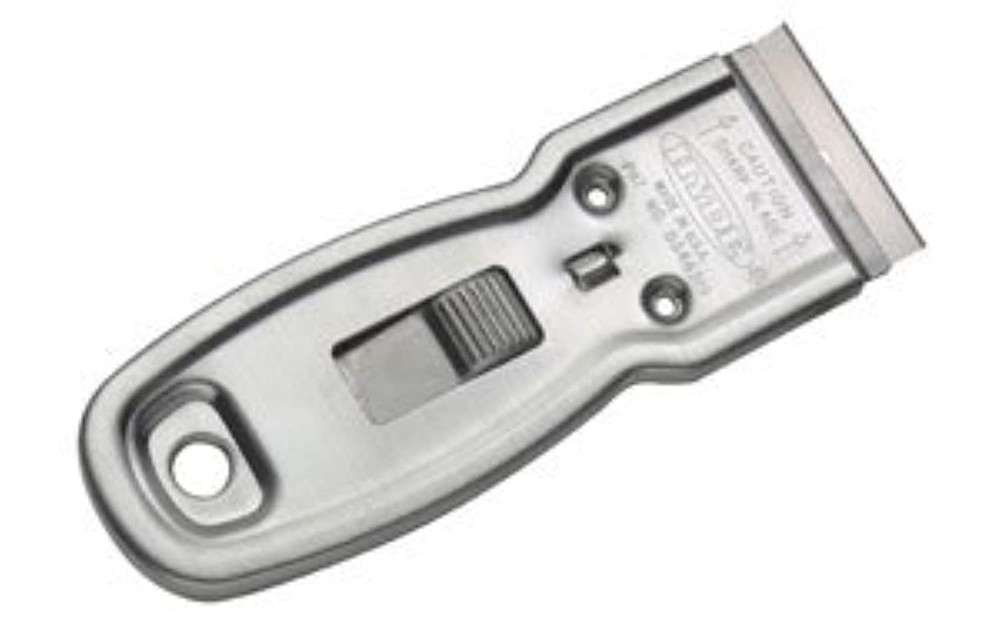 Hyde Tools 13050 Delta Heavy Duty Glass Scraper, 1 Pack , White 1 Pack,