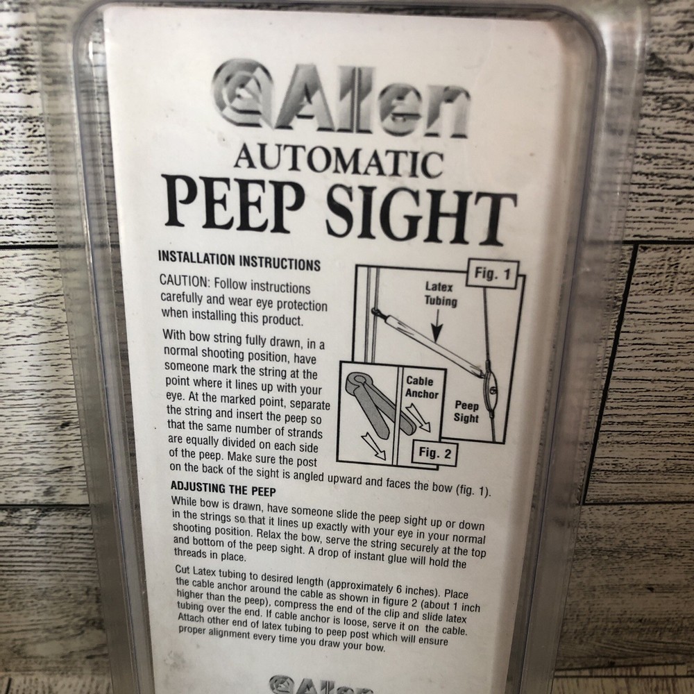 Allen automatic peep sight