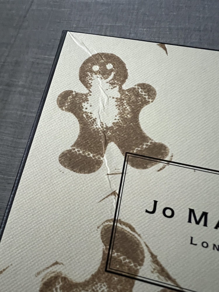 Jo Malone Gingerbread Man 2023 Holiday Gift Box - Empty - Fast Ship!