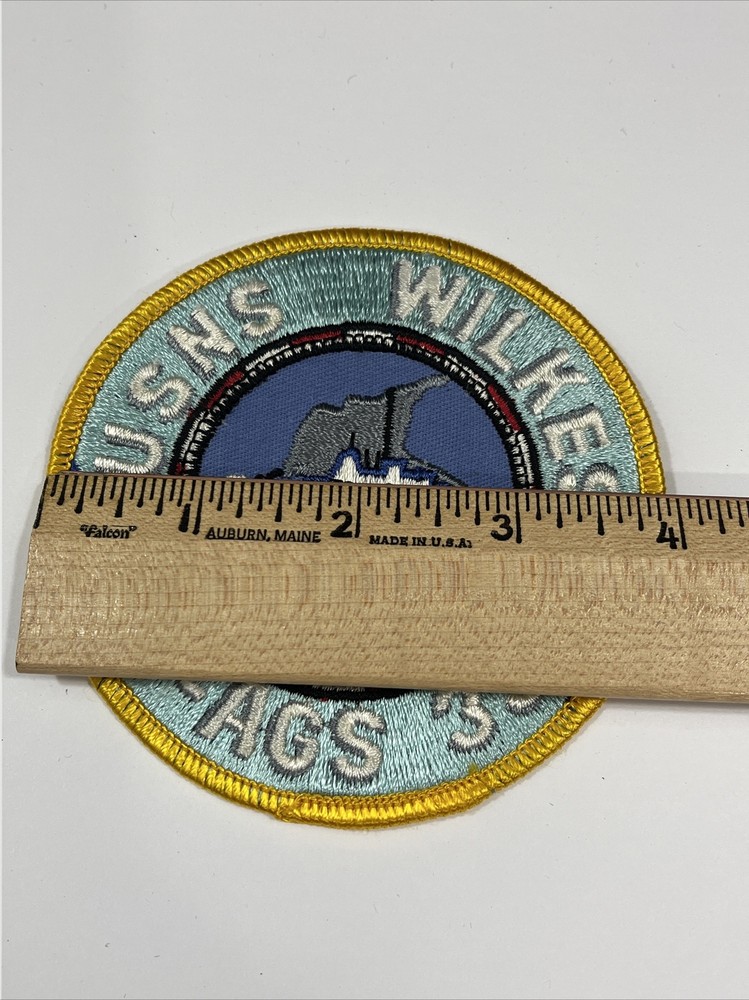 US NAVY USNS WILKES T-AGS 33 PATCH