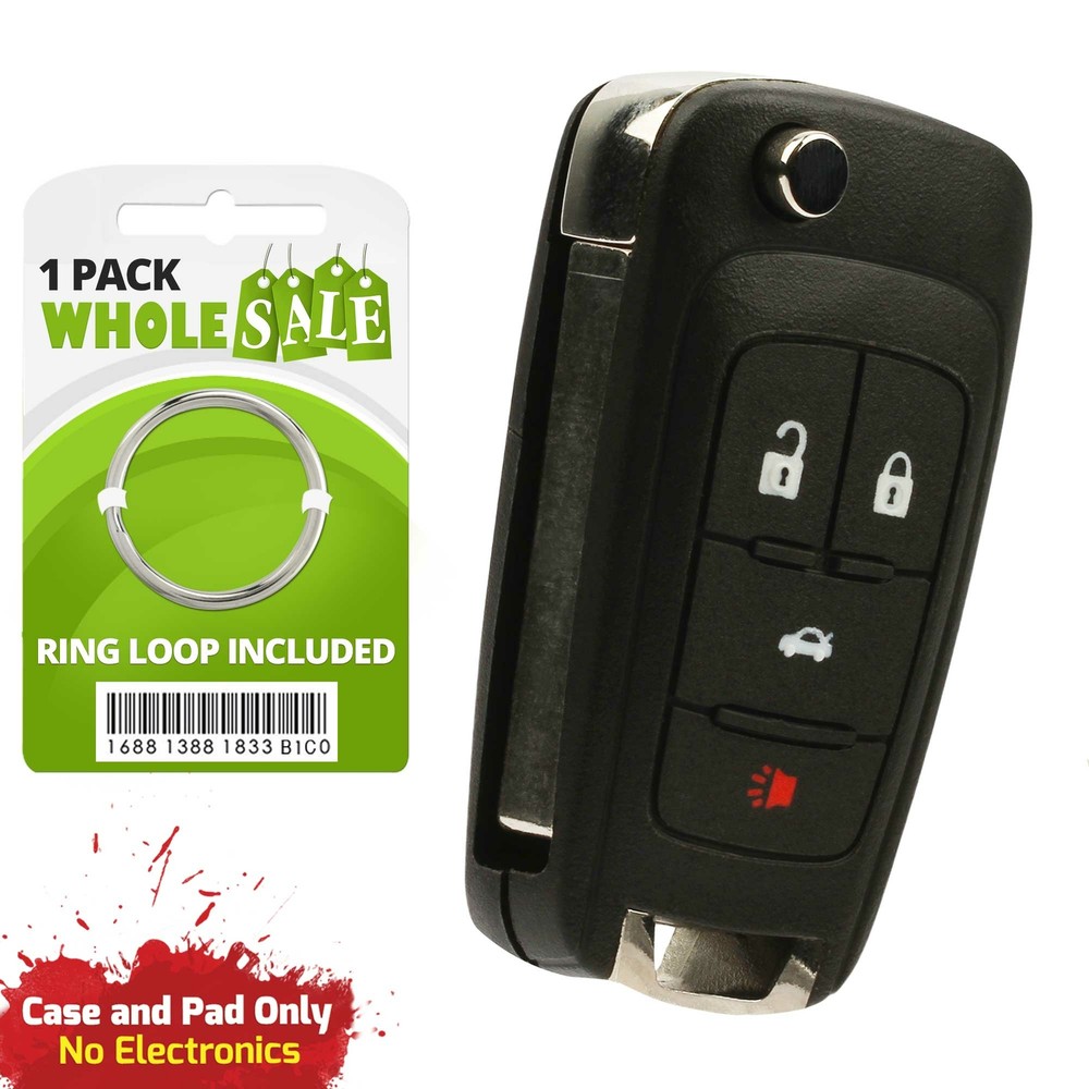 Replacement For 2010 2011 2012 2013 Chevrolet Camaro Key Fob Shell Case
