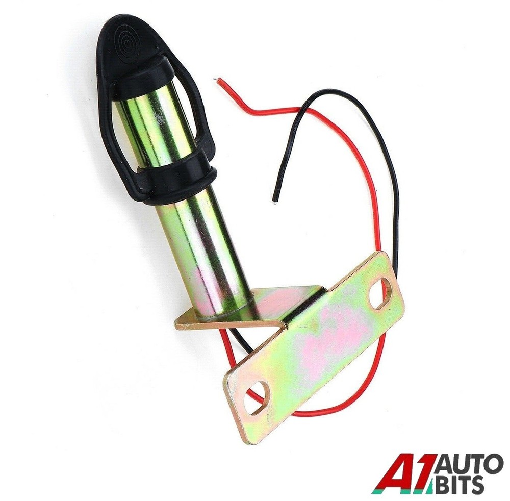 Din Yellow Rotating Flashing Beacon Threaded L-Shape Mounting Pole Spigot