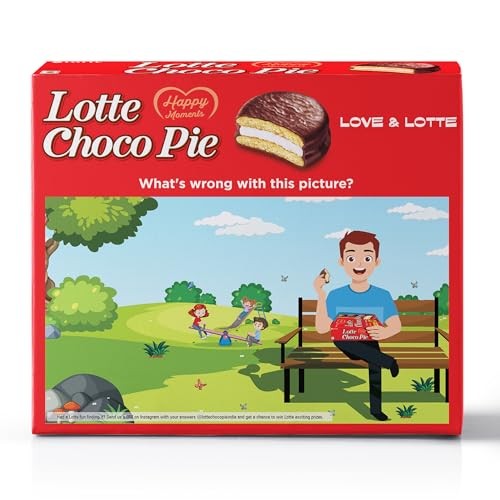 Lotte Choco Pie (Pack Of 12) Medium