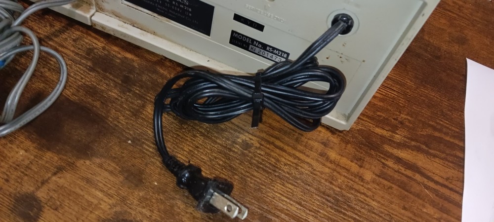 Vintage Technics Cassette Deck Model RS-M218