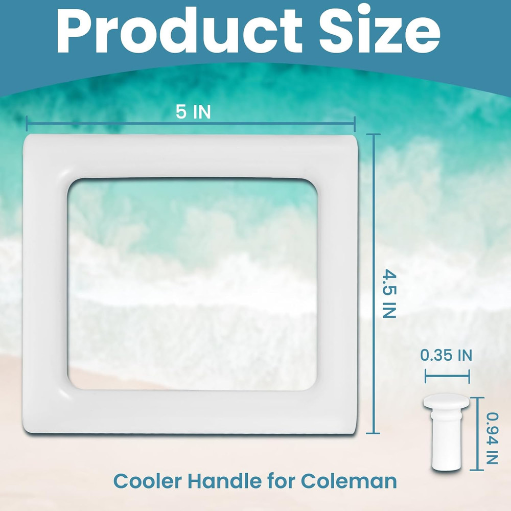 Cooler Handle Replacement for Coleman Xtreme Cooler, Two-Way Handle Part Comp...