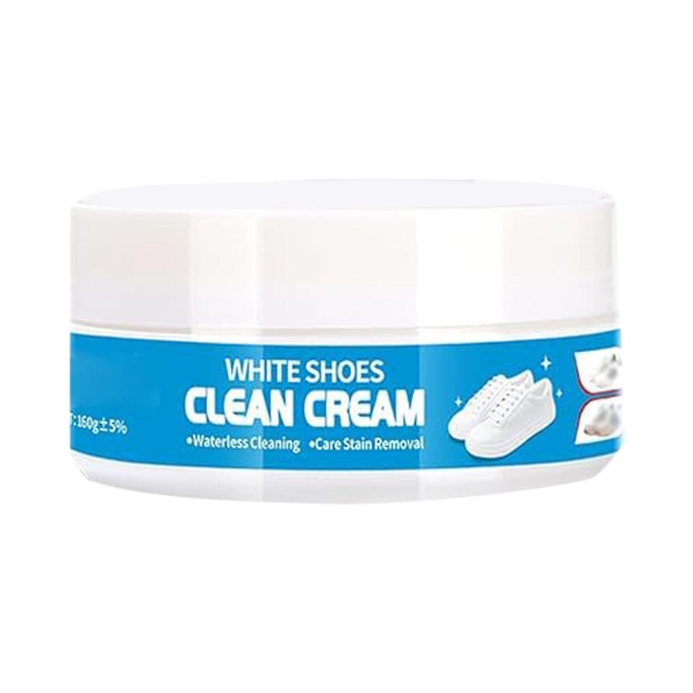 White Sneaker Cleaner 160g Dirt Remover Paste with Sponge Effective
