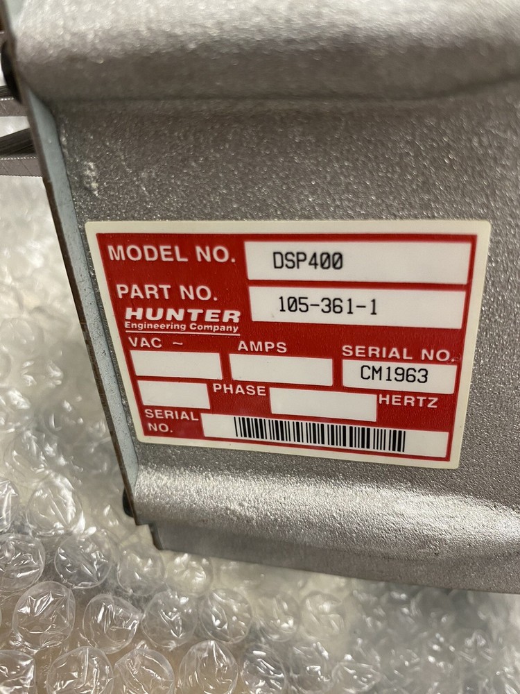 105-361-1 Hunter Wheel Alignment DSP400 Left Hand Camera Sensor Drivers Side