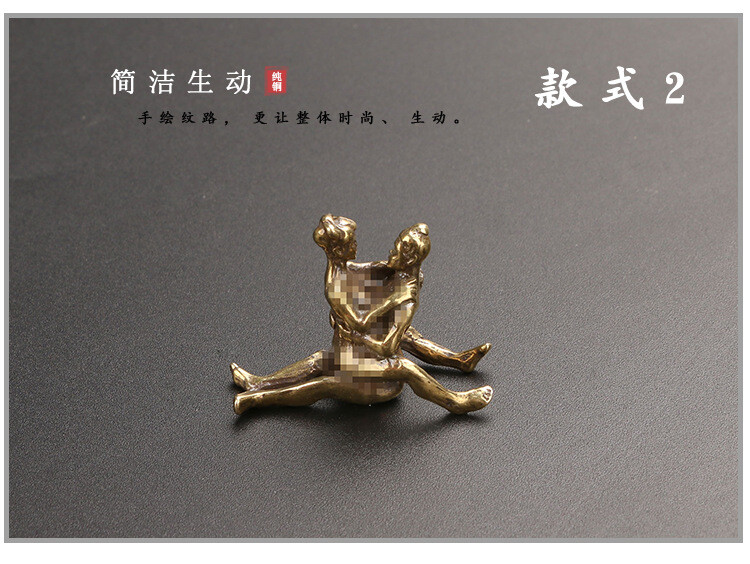 Hot 5pcs/set ornaments bronze small bronze figures personalized creative artwork