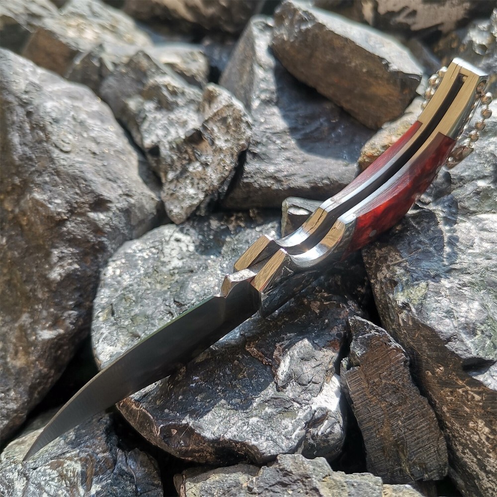 Outdoor Folding Knife Mini Multi-function Key Chain Pendant Pocket Knife Tool