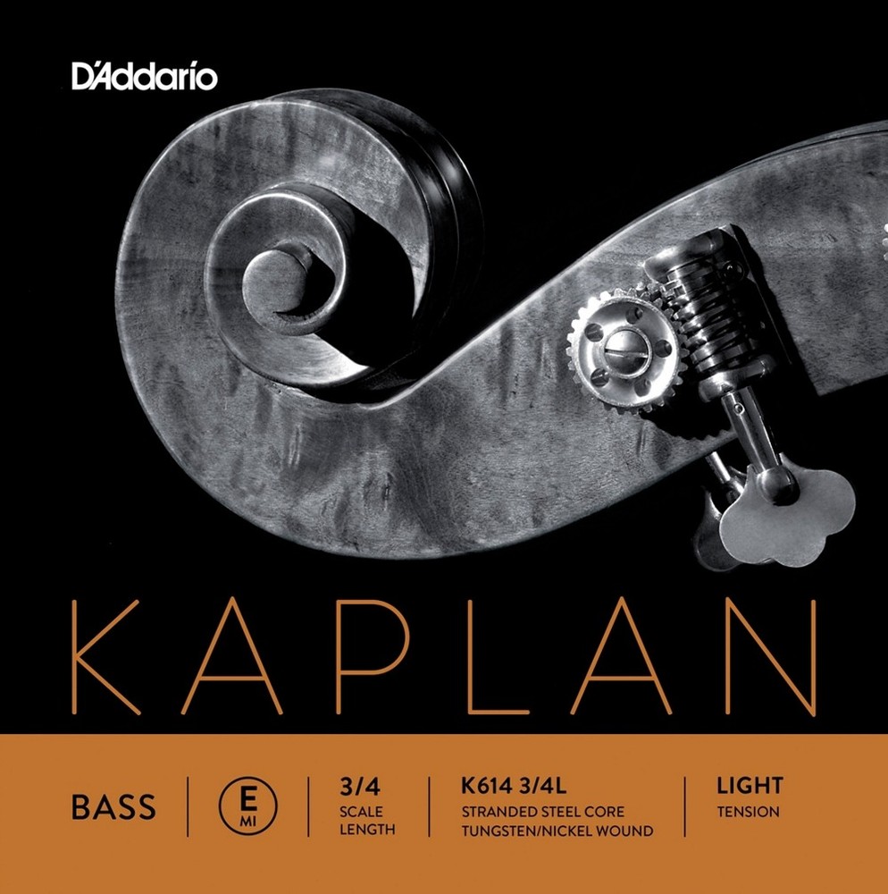 D'Addario Kaplan Series Double Bass E String 3/4 Size Light
