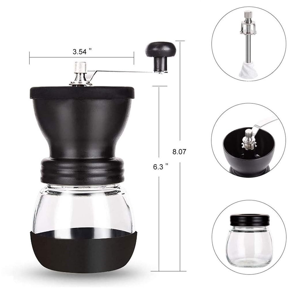 1pc Hand Grinding Coffee Machine Manual Small Grinder for Coffee Beans - Perf...