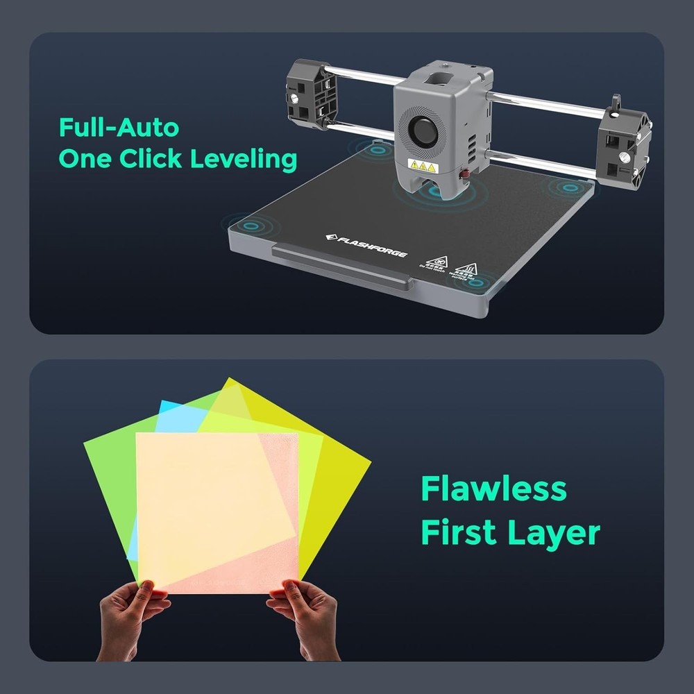 Innovative Auto-Printing 3D Printer with Dual Material Support & Smart App