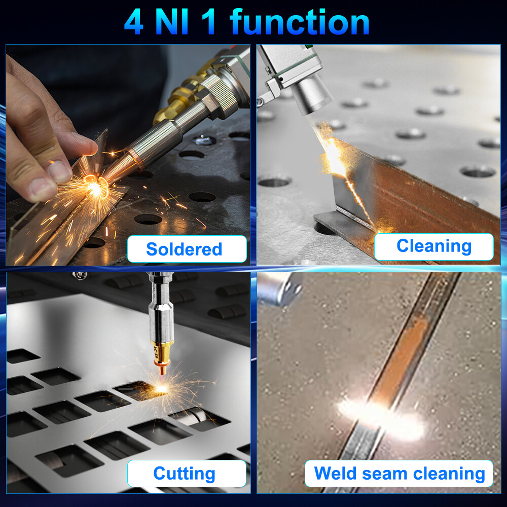 1500W Raycus Handheld Laser Welding Cutting Machine Laser Rust Remove Cleaner US