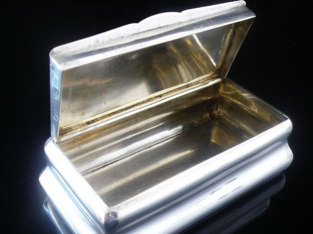 Vintage Swedish Silver Snuff Box c.1910