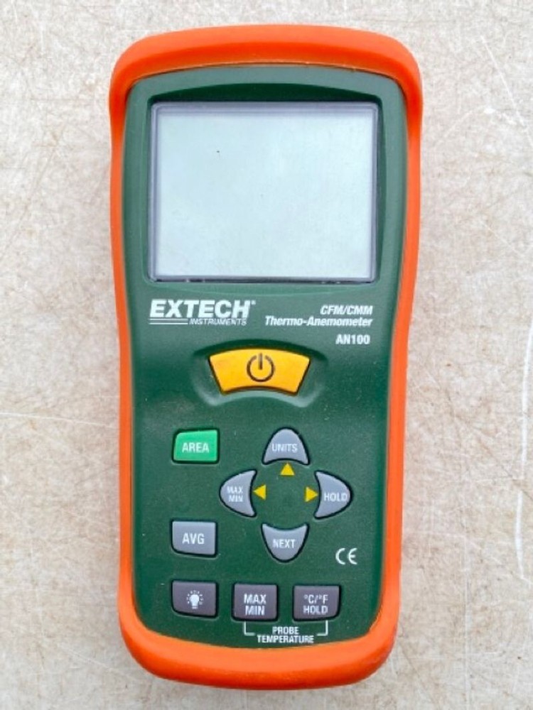 Extech Instruments CFM/CMM AN100 Thermo-Anemometer Without Vane Probe