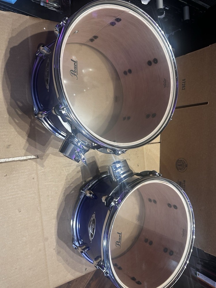 Pearl Export Series 5-Piece Drum Shell Pack – High Voltage Blue – Display Model