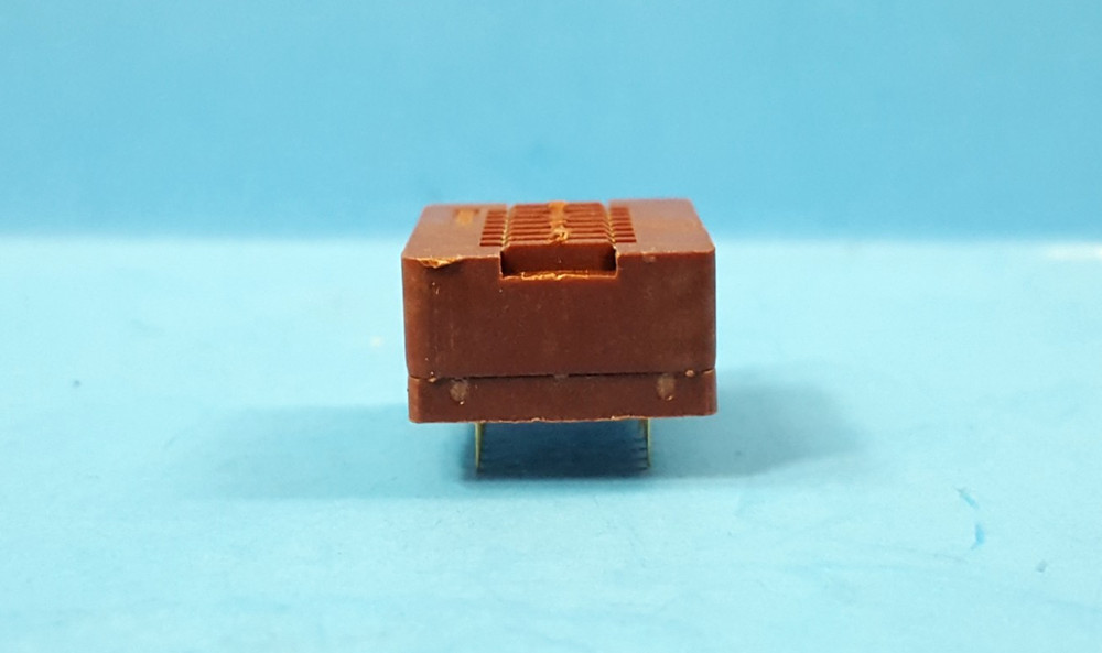 2pcs- IC Socket, DIP 14PIN, GOLD, 0.3", AMPHENOL/BARNES