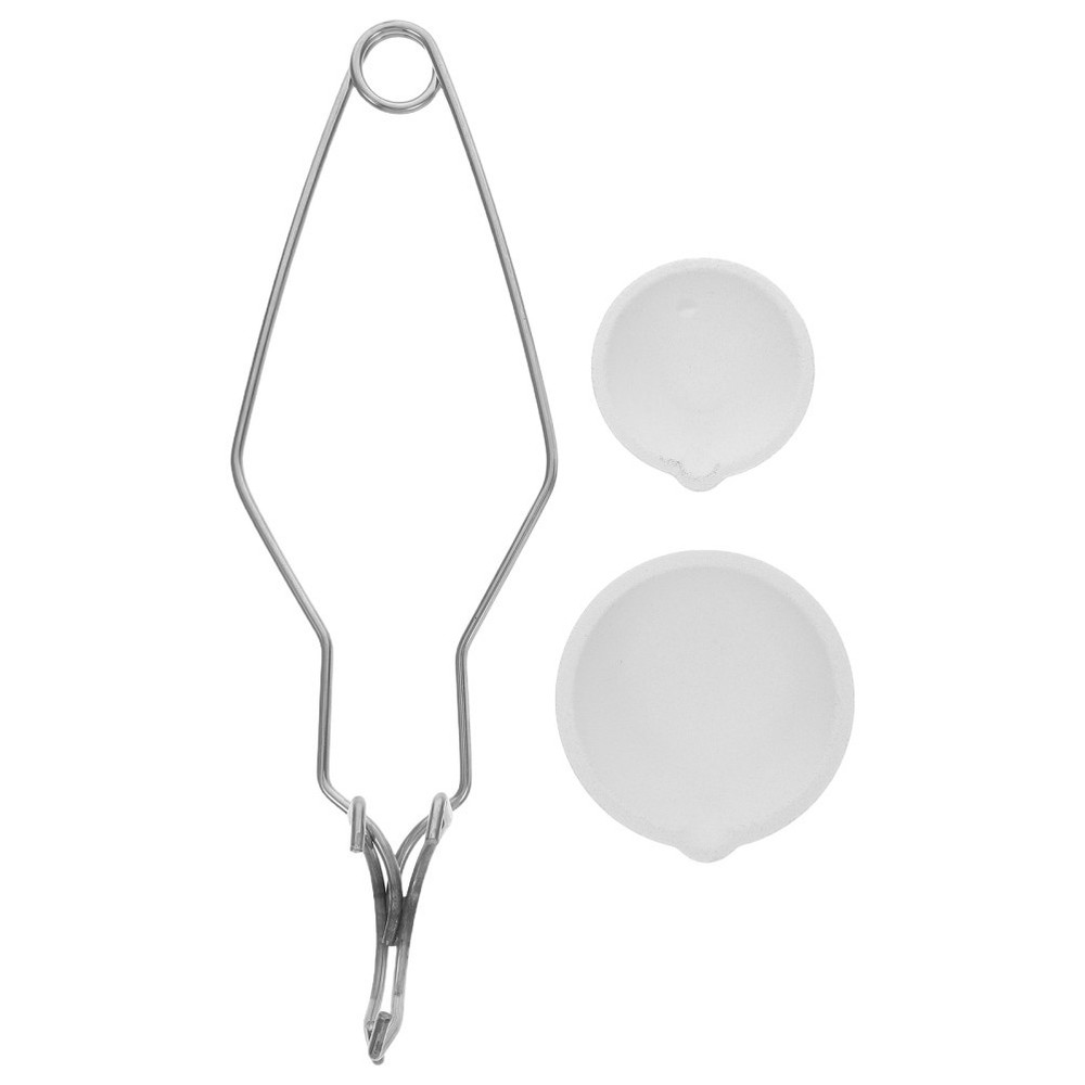 Refining Kit Melting Dish for Silver Ceramic Pot Crucible