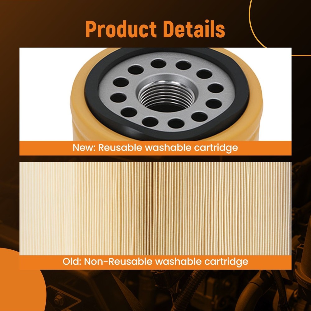 Diesel Filter Pack for CAT 3304 3306 1R-0750 Direct Replacement 6PC