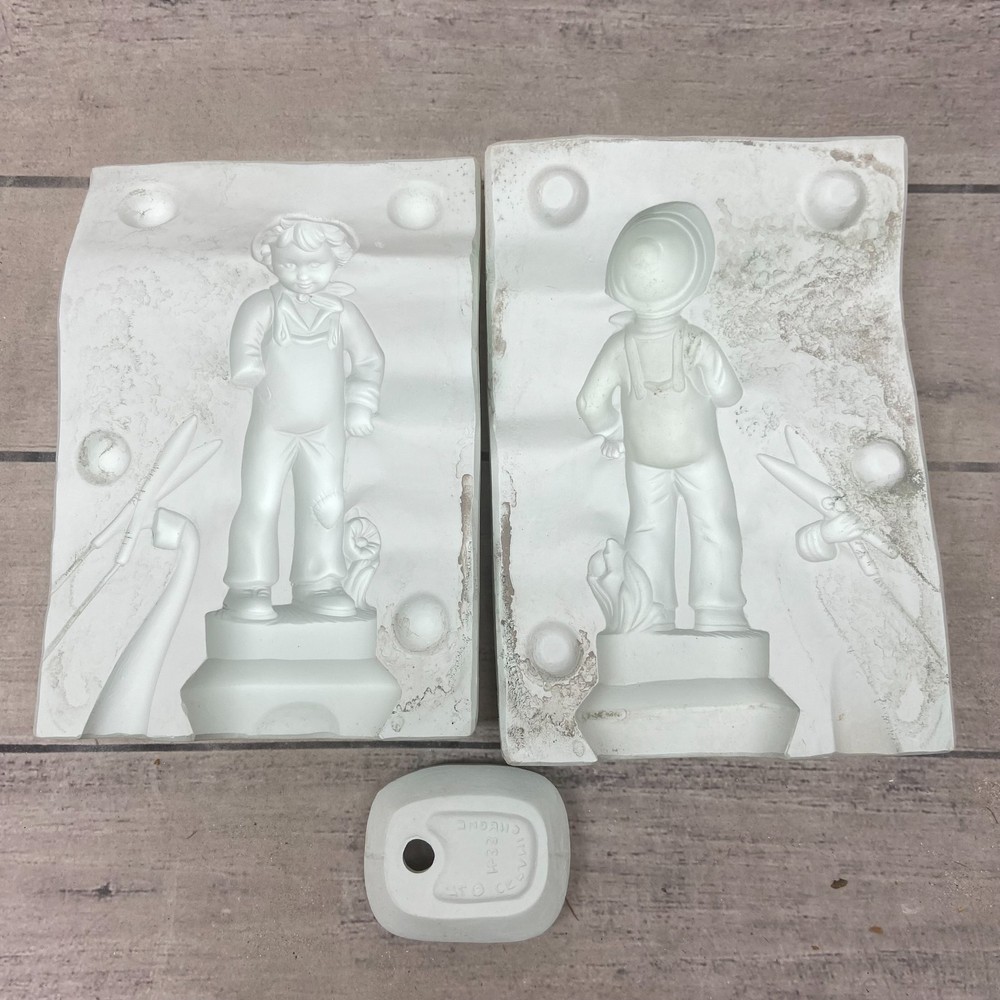 Ceramichrome Ceramic Casting Mold Precious Moments Winter Boy