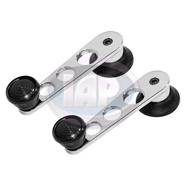 CHROME BILLET WINDOW CRANKS AND DOOR LOCK PULL KIT VW BUG BEETLE 1968-1979