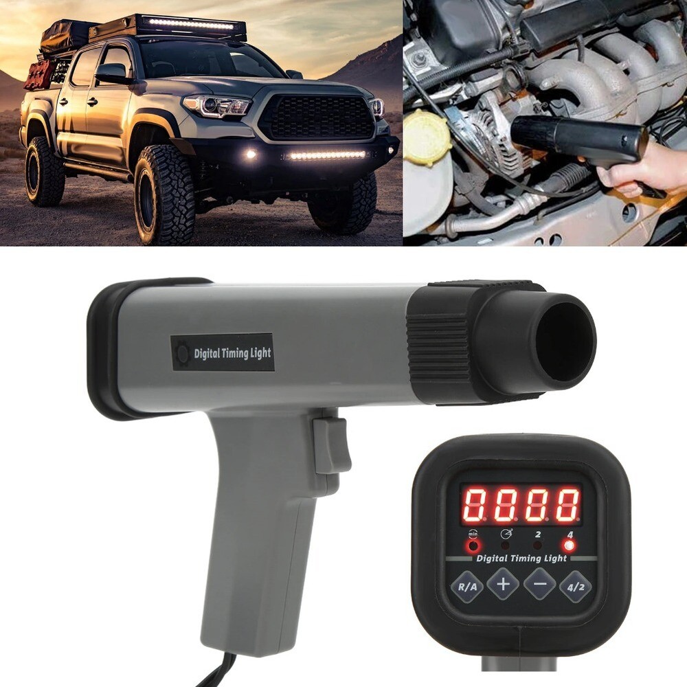 12V Inductive Timing Light Car Motorcycle Engine Ignition Timing Lamp Detector