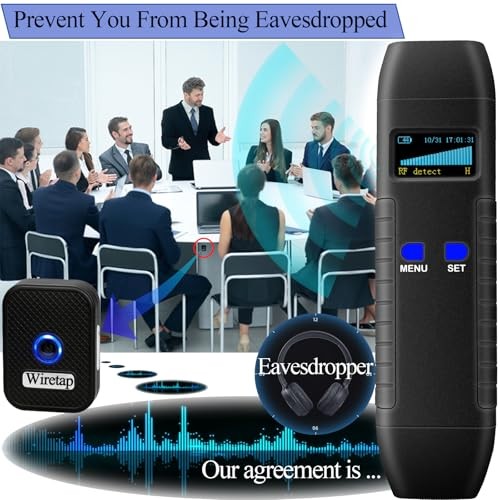 Hidden Camera Detector GPS Tracker Detector, RF Bug Sweeper Listening Device