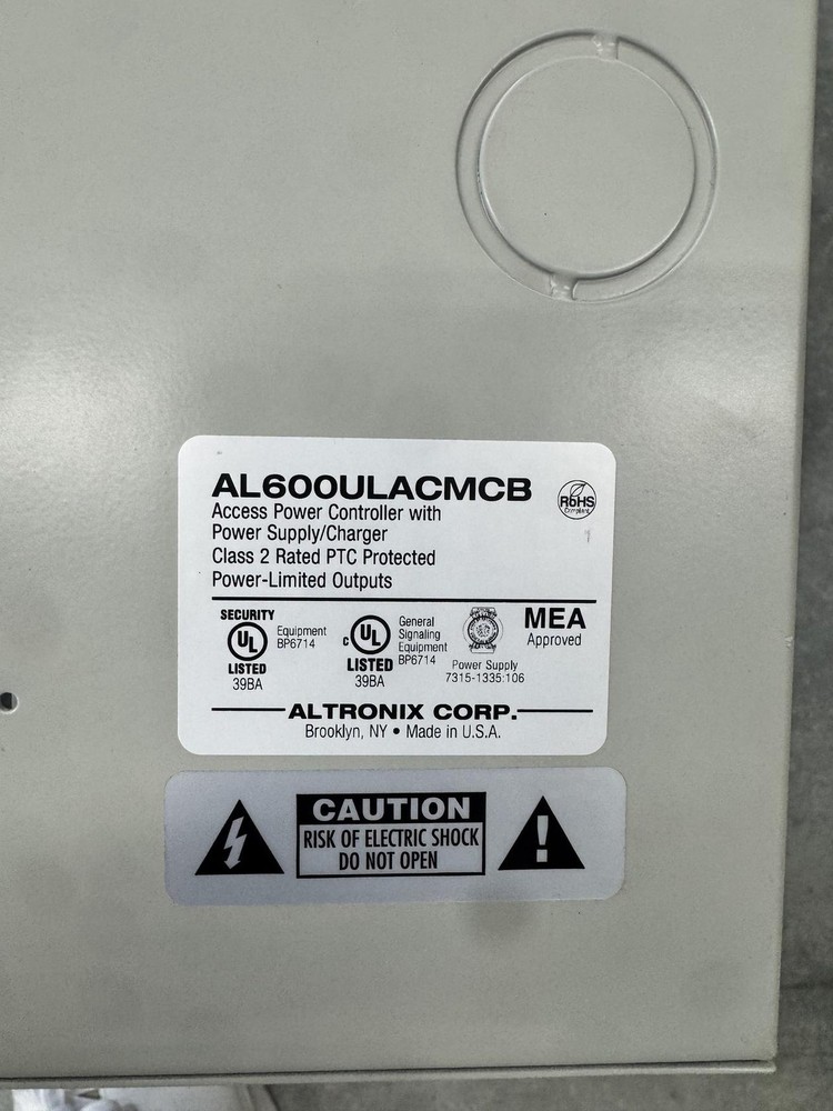 Used Altronix AL600ULACMCB