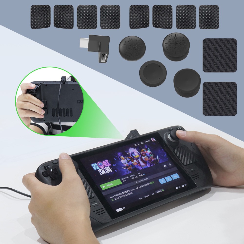 For Steam Deck Back Button Touch Pad Protective Film Back Thickened Button Cap