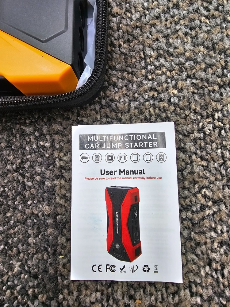 Multi-function Car Jump Starter WK-A6 Yellow 29800mAh