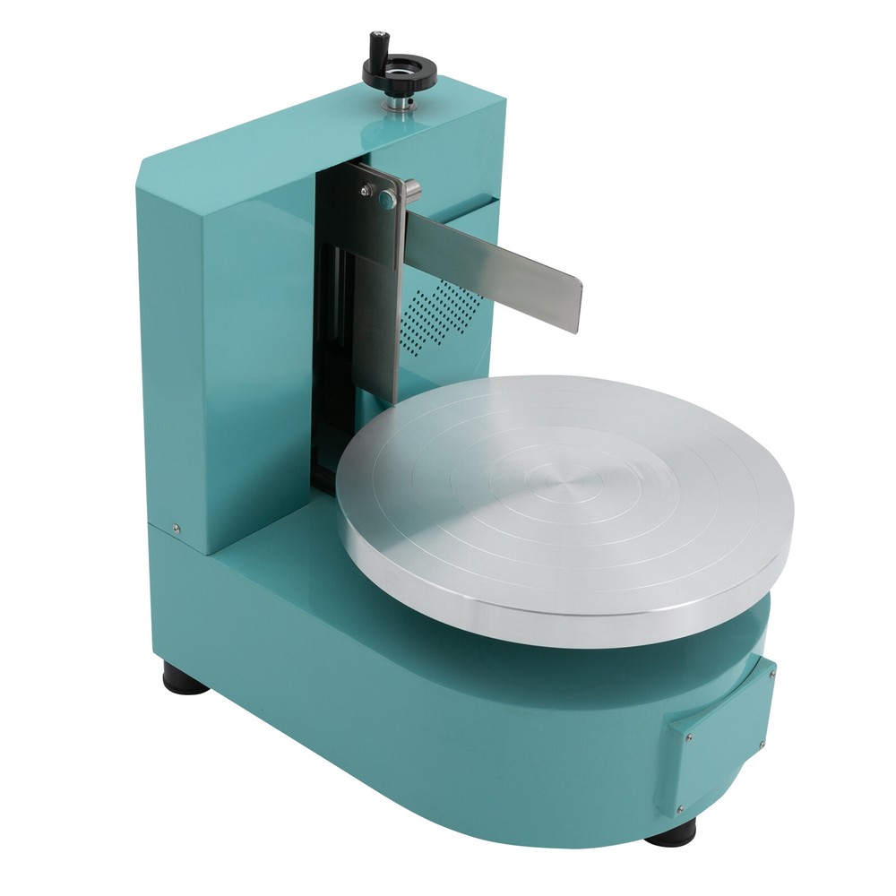 Cake Cream Spreading Coating Smearing Machine Automatic Cake Wiping Machine Blue