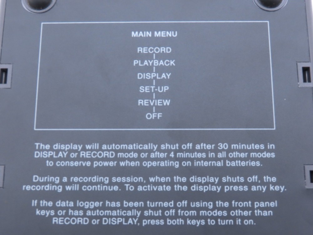 Rustrak RR3-1500-4 Ranger III Electronic Power Data Logger Recorder Module