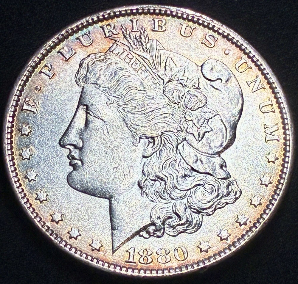 1880-O Morgan Silver Dollar (BETTER DATE, ORIGINAL LUSTER) UNC+++