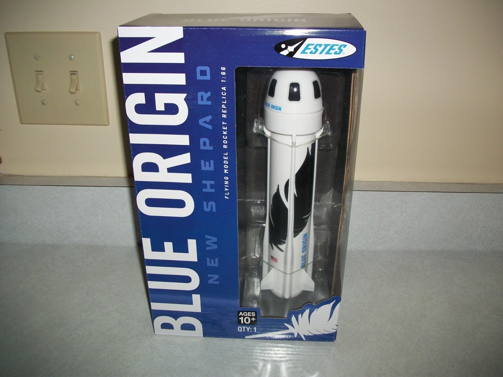 NEW ESTES BLUE ORIGIN NEW SHEPARD FLYING MODEL ROCKET