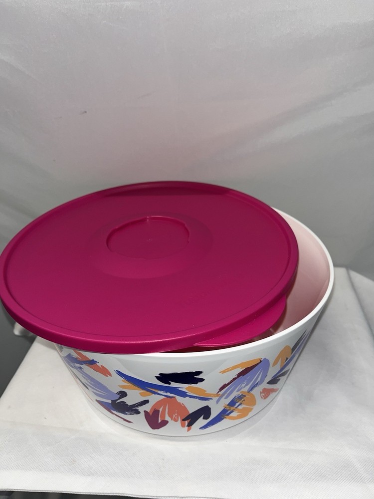 Tupperware Pitcher Set Cups Bowl 2QT Serving Drink Set
