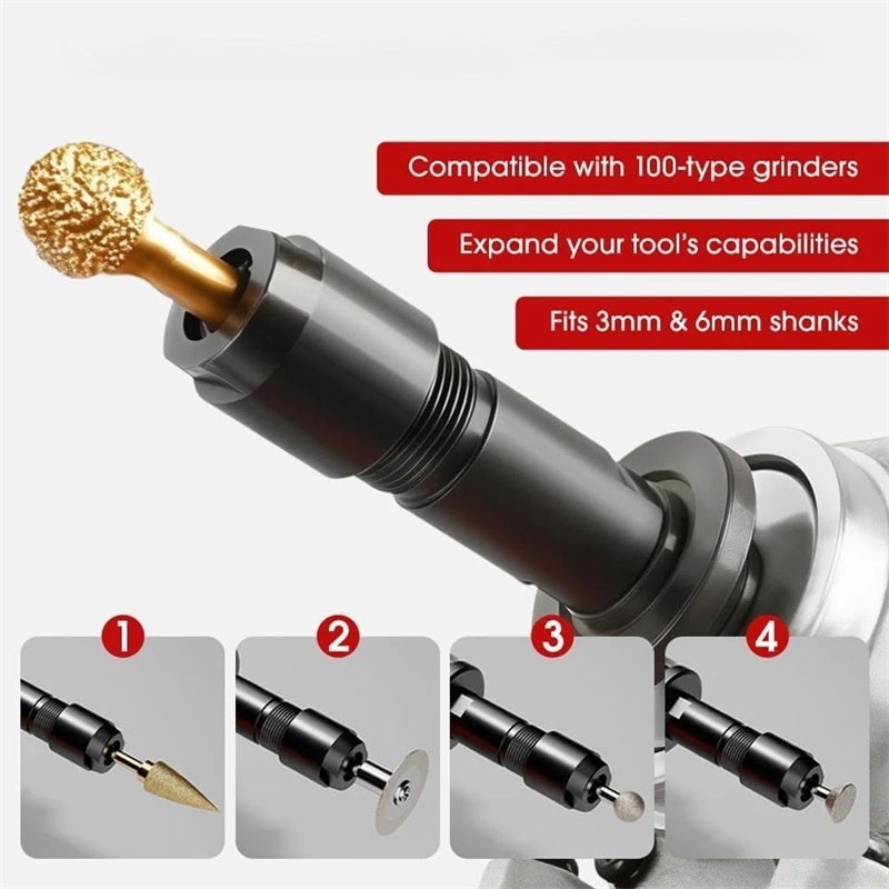 2X Angle Grinder Adapter Converter for Home DIY Projects Thread Cutting Cutting