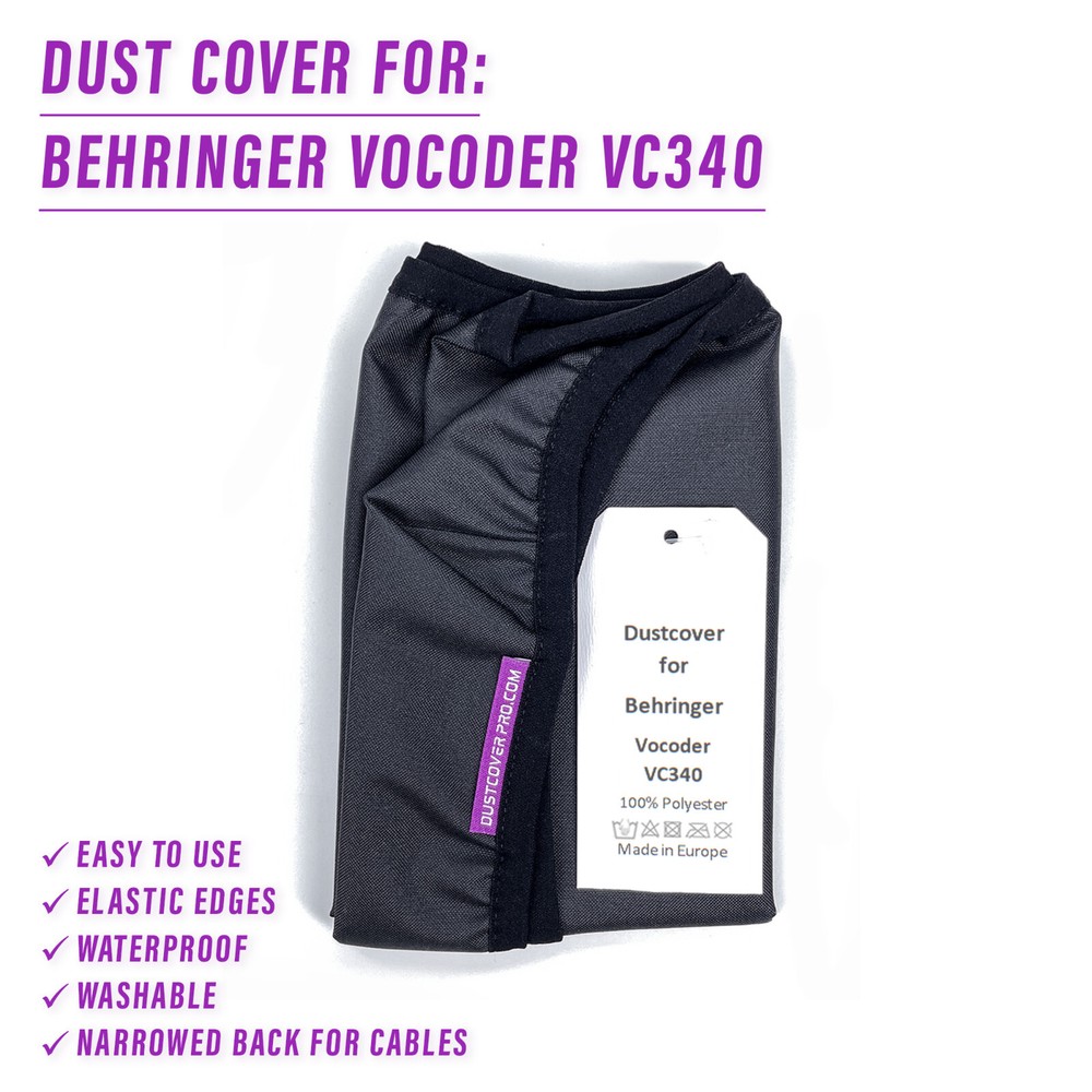 DUST COVER for BEHRINGER VOCODER VC340