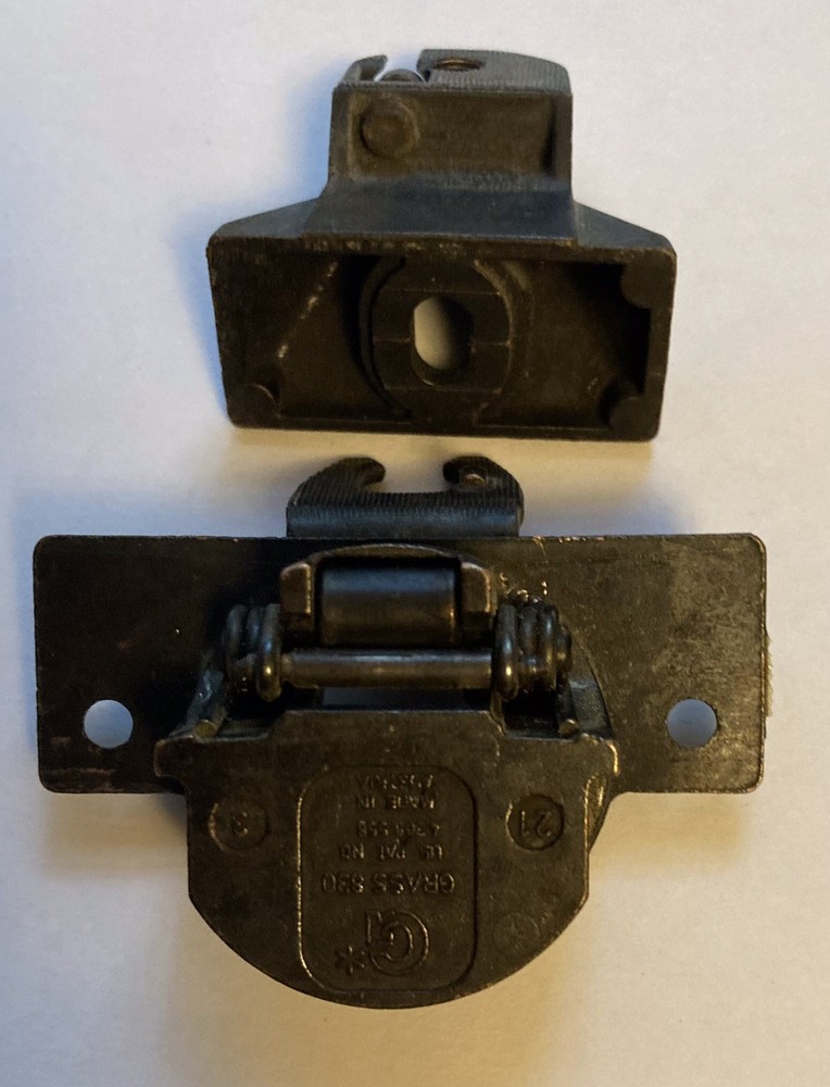 Grass 830-42 Bronze Hinge and mounting plate - Complete Hinge