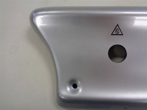 CRESTLINER BLANK IGNITION / KILL SWITCH PANEL SILVER 6 5/8" X 3 3/8" MARINE BOAT