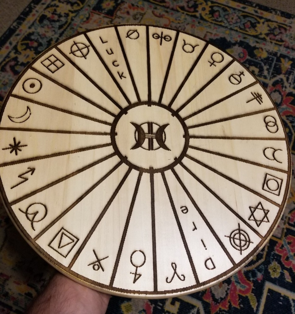 Tarot Influence Wooden Wheel