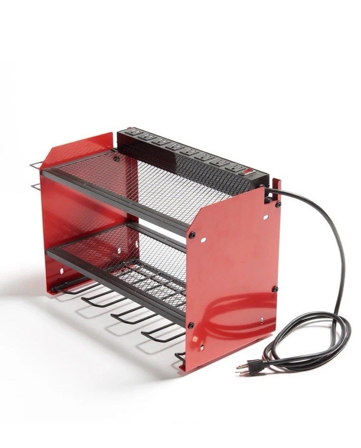 Power Tool Organizer Wall Mount with Charging Station Garage Organizer