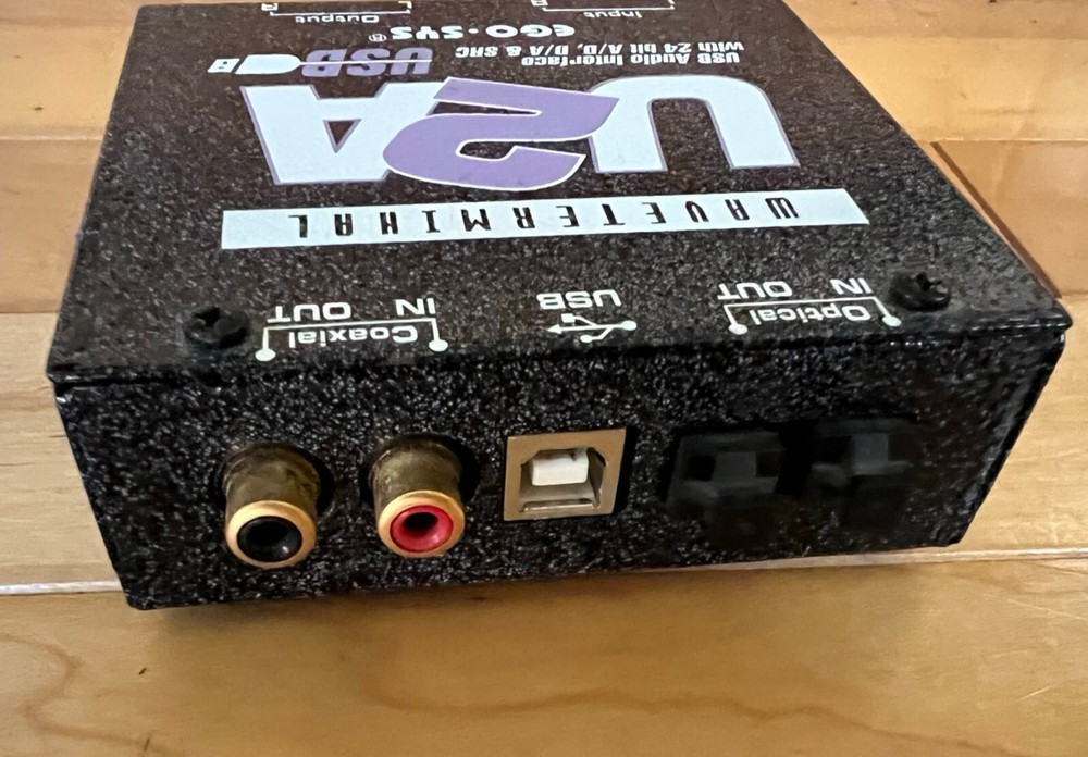 EGO-SYS Waveterminal U2A USB Audio Interface with 1/4", Optical, Coaxial Jacks