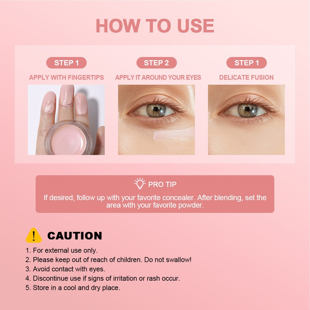 Under Eye Concealer Highlighter Makeup Eye Brightening Corrector Brighter