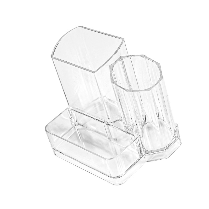 Layer Cosmetic Organizers Clear Panel Waterproof Materials Portable Storage Case